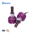 X9 Purple H3 CSP Car LED Headlight Kit Bulb Brightest LED Headlight 2021 New LED Bulb Headlight Hi/Lo Beam Fog Lamp 6000K